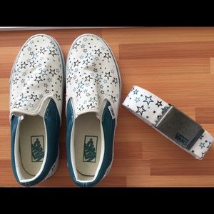 VANS CLASSIC SLIP ON W with matching belt